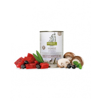 ISEGRIM dog Adult Mono Horse pure with Chokeberries, Champignons & Wild Herbs 
