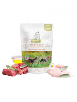 ISEGRIM dog Junior Isegrim Roots, Turkey & Beef bal. 7 x 410 g kapsičky