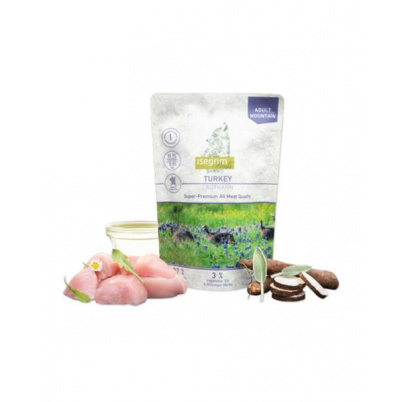 ISEGRIM dog Monoprotein Isegrim Roots, Turkey bal. 7 x 410 g kapsičky