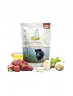 ISEGRIM dog Monoprotein Isegrim Roots, Wild Boar bal. 7 x 410 g kapsičky